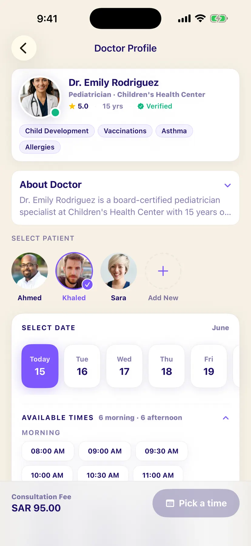 Well app — book your consultation in a few taps.