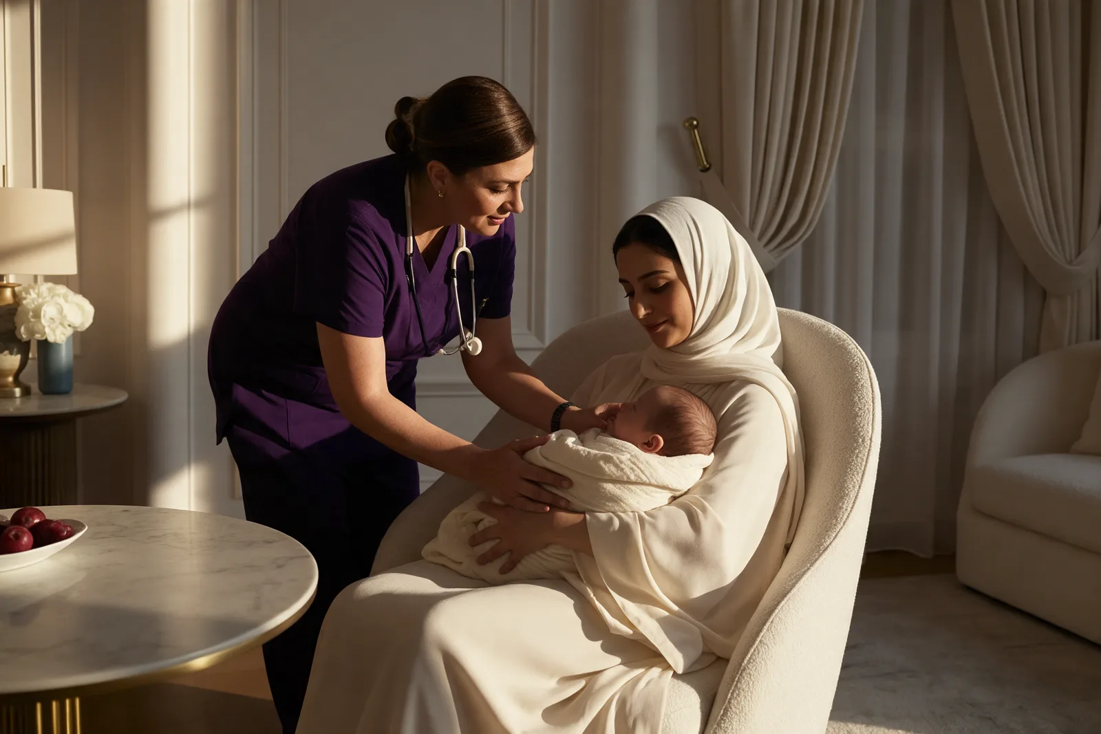 Postpartum care session
